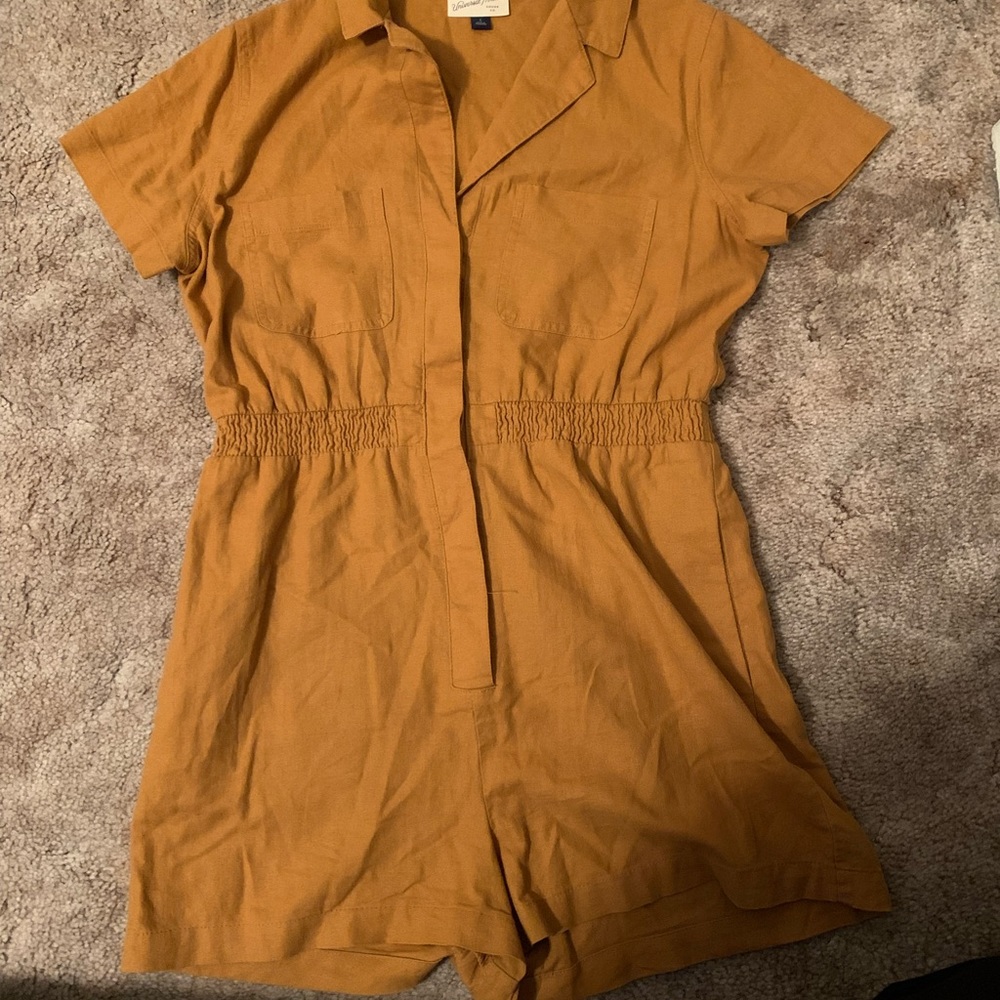 Dark yellow romper